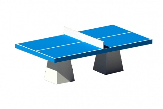 Mesa de ping pong em betão